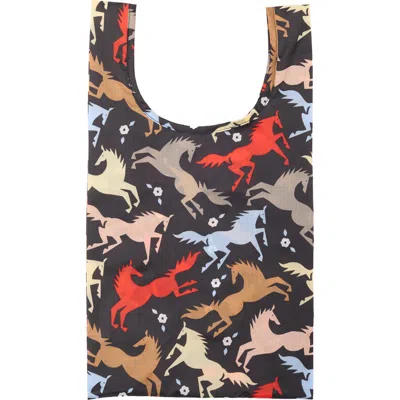 Baggu Baby  Recycled Nylon Tote In Horse Cut-outs