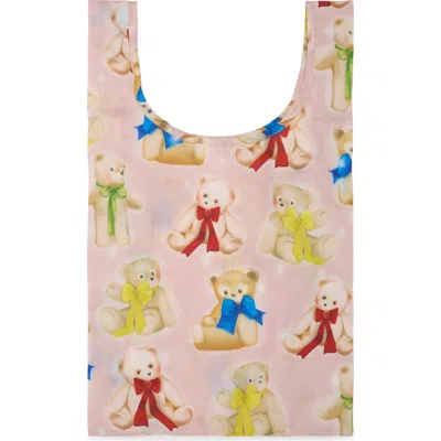 Baggu Baby Recycled Polyester Reusable Tote Bag In Teddy Bears