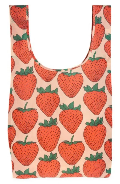 Baggu Big  Reusable Tote Bag In Strawberry