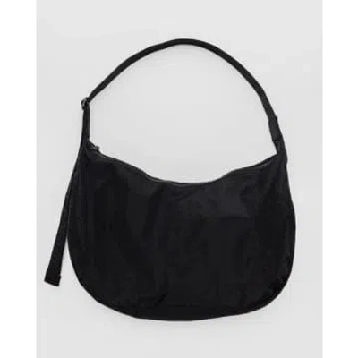 Baggu Black Large Nylon Crescent Bag