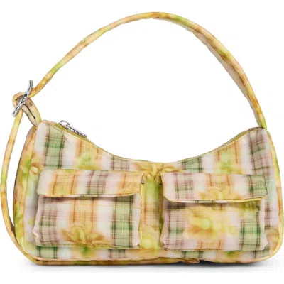 Baggu Cargo Nylon Shoulder Bag In Boxer Plaid
