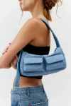 Baggu Cargo Nylon Shoulder Bag In Digital Denim, Women's At Urban Outfitters