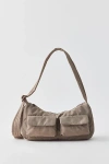 Baggu Cargo Nylon Shoulder Bag In Dove, Women's At Urban Outfitters