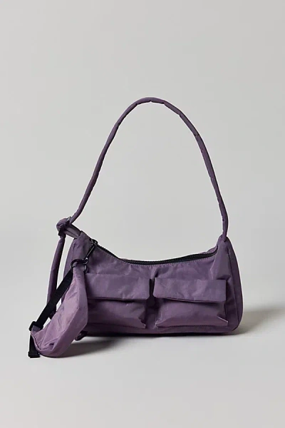 Baggu Cargo Nylon Shoulder Bag In Dusty Violet/uo Exclusive, Women's At Urban Outfitters