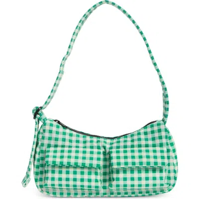 Baggu Cargo Recycled Nylon Shoulder Bag In Green