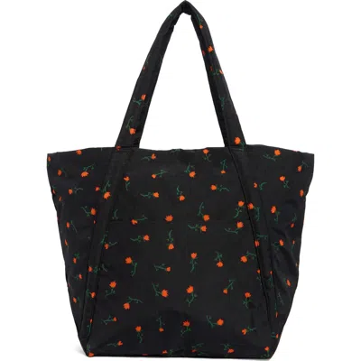 Baggu Cloud Nylon Tote In Painted Wildflower