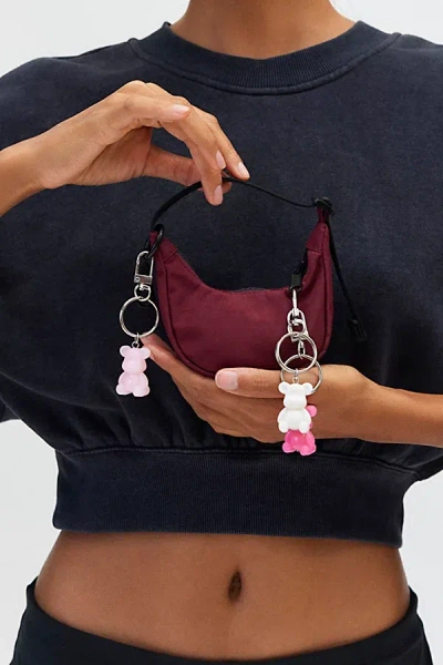 Baggu Crescent Bag Charm In Oxblood At Urban Outfitters