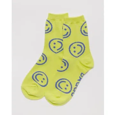 Baggu Crew Sock In Green