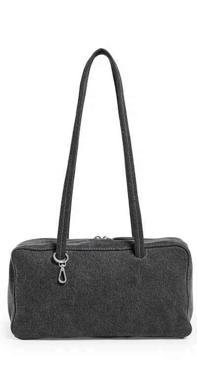 Baggu Denim Bowler Bag Washed Black Denim