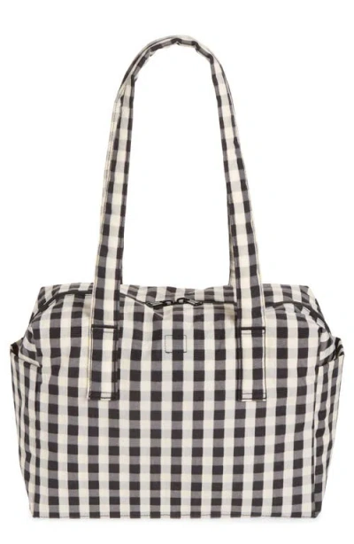 Baggu Everyday Cloud Bag In Black And Cream Gingham