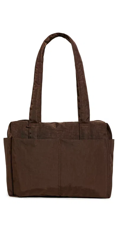 Baggu Everyday Cloud Bag Coffee In Brown