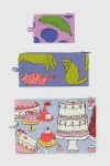Baggu Flat Pouch Set In Still Life At Urban Outfitters