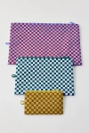 Baggu Go Pouch Set In Jewel Checks, Women's At Urban Outfitters In Multi