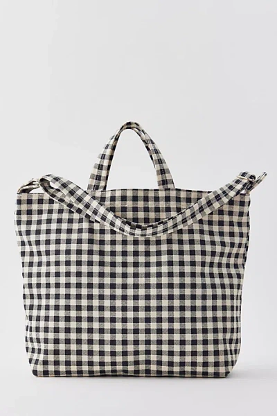 Baggu Horizontal Duck Bag In Black/white Gingham, Women's At Urban Outfitters
