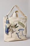 Baggu Horizontal Duck Bag In Embroidered Get Ready With Me, Women's At Urban Outfitters