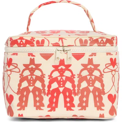Baggu Large Cosmetic Case In Cowgirl