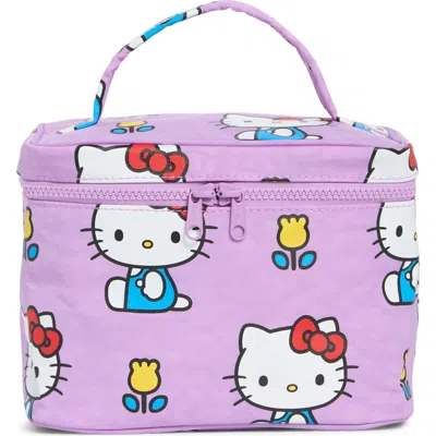 Baggu Large Cosmetic Case In Hello Kitty Pink