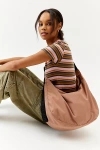 Baggu Large Nylon Crescent Bag In Cocoa, Women's At Urban Outfitters In Brown