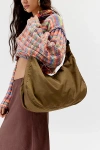 Baggu Large Nylon Crescent Bag In Seaweed, Women's At Urban Outfitters In Brown