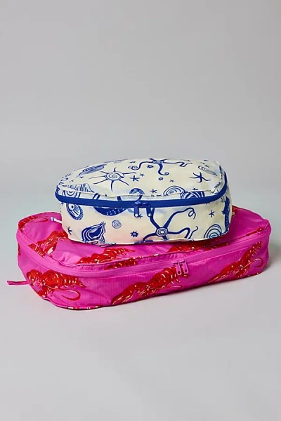 Baggu Large Packing Cube Set In Sea Creatures, Women's At Urban Outfitters