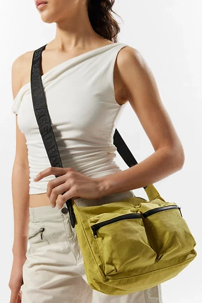 Baggu Medium Cargo Crossbody Bag In Lemongrass, Women's At Urban Outfitters