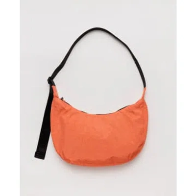 Baggu Medium Nylon Crescent Bag In Orange