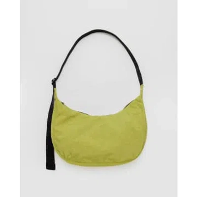 Baggu Medium Nylon Crescent Bag In Yellow
