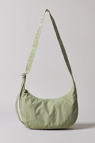 Baggu Medium Nylon Crescent Bag In Celadon, Women's At Urban Outfitters In Green