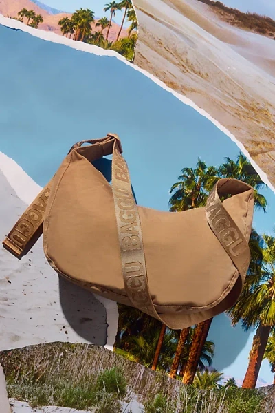 Baggu Medium Nylon Crescent Bag In Desert Apricot/uo Exclusive, Women's At Urban Outfitters