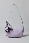 Baggu Medium Nylon Crescent Bag In Dusty Pink At Urban Outfitters In Purple
