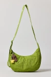 Baggu Medium Nylon Crescent Bag In Green Juice At Urban Outfitters