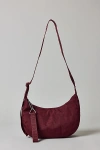 Baggu Medium Nylon Crescent Bag In Mahogany At Urban Outfitters In Brown