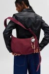 Baggu Medium Nylon Crescent Bag In Oxblood At Urban Outfitters In Oxblood