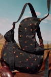 Baggu Medium Nylon Crescent Bag In Painted Wildflower At Urban Outfitters