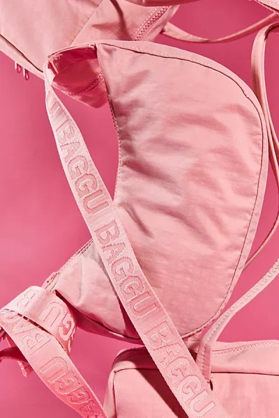 Baggu Medium Nylon Crescent Bag In Rose Tan/uo Exclusive At Urban Outfitters