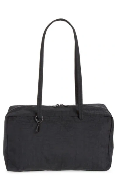 Baggu Medium Recycled Nylon Bowler Bag In Black