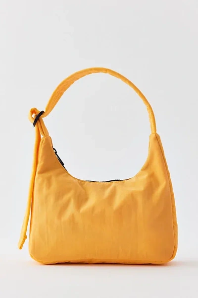 Baggu Mini Nylon Shoulder Bag In Mango, Women's At Urban Outfitters In Yellow