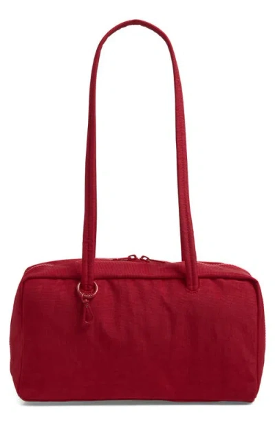 Baggu Nylon Bowler Bag In Cherry