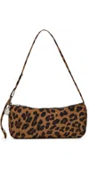 Baggu Nylon Pochette Leopard In Brown