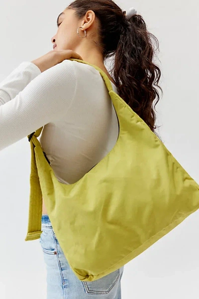 Baggu Nylon Shoulder Bag In Lemongrass, Women's At Urban Outfitters In Black