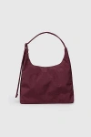 Baggu Nylon Shoulder Bag In Mahogany, Women's At Urban Outfitters In Burgundy