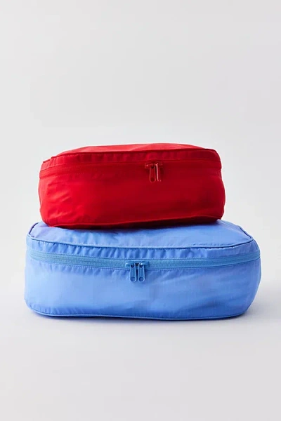 Baggu Packing Cube Set In Cornflower Red Mix, Women's At Urban Outfitters In Cornflower Red Mix