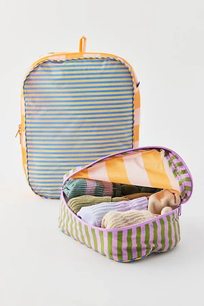 Baggu Packing Cube Set In Hotel Stripes, Women's At Urban Outfitters