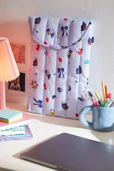 Baggu Puffy 16" Recycled Laptop Sleeve In Ditsy Charms At Urban Outfitters In Ditsy Charms
