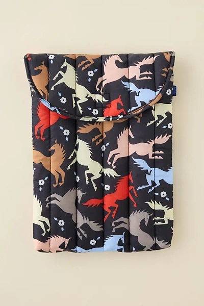Baggu Puffy 16" Recycled Laptop Sleeve In Horse Cut/outs At Urban Outfitters