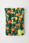 Baggu Puffy 16" Recycled Laptop Sleeve In Orange Tree Yellow At Urban Outfitters In Green