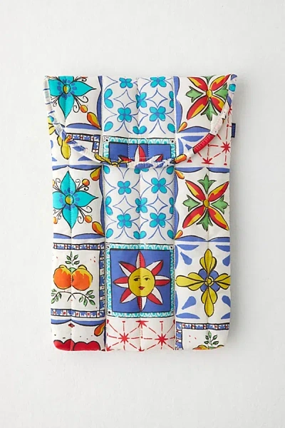 Baggu Puffy 16" Recycled Laptop Sleeve In Sunshine Tile At Urban Outfitters