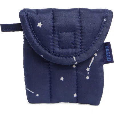 Baggu Puffy Earbuds Case In Blue