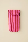 Baggu Puffy Glasses Sleeve In Pink/red Painted Stripe, Women's At Urban Outfitters