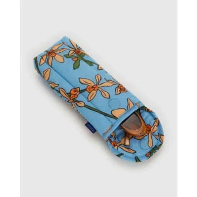 Baggu Puffy Glasses Sleeve Orchid In Blue